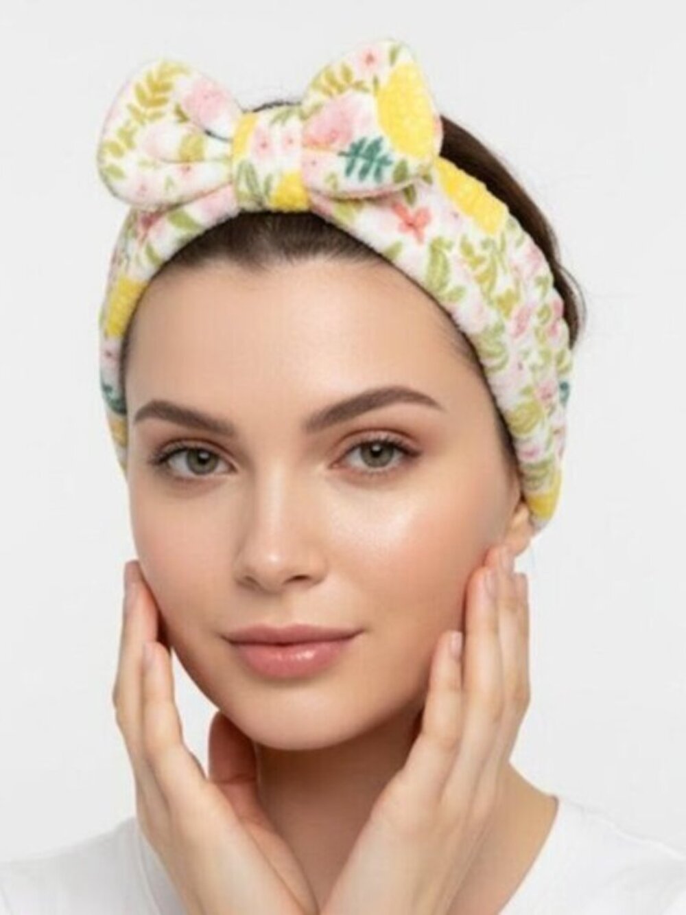 Revive Floral Plush Beauty Headband One Size Fits Most